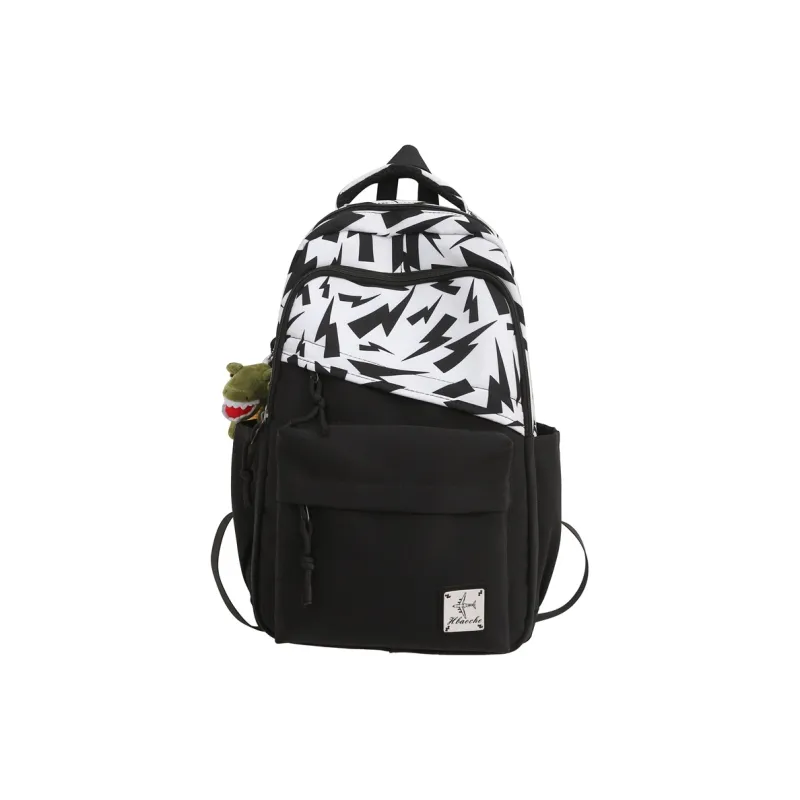 Venerable Brahma Nylon Backpack Men's White/Gray/Blue/Brown-0