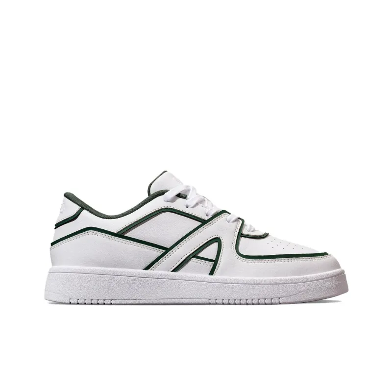 APL ATHLETIC PROPULSION LABS Nostalgia '87 Low-Top Skateboard Shoes Men's White Green-1