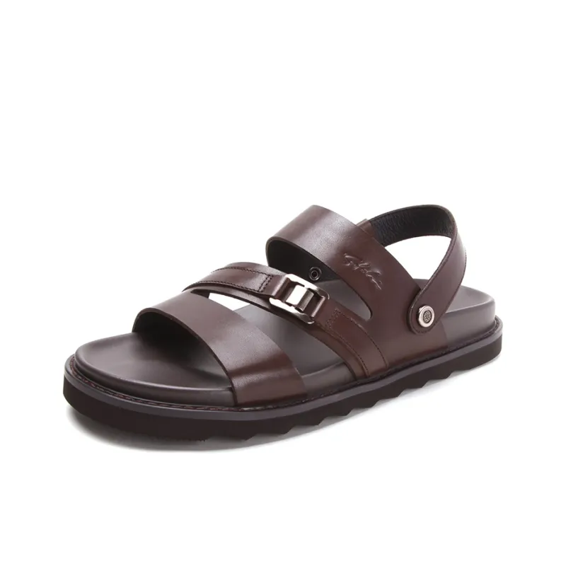 Satchi Beach Sandals Men's Coffee-1