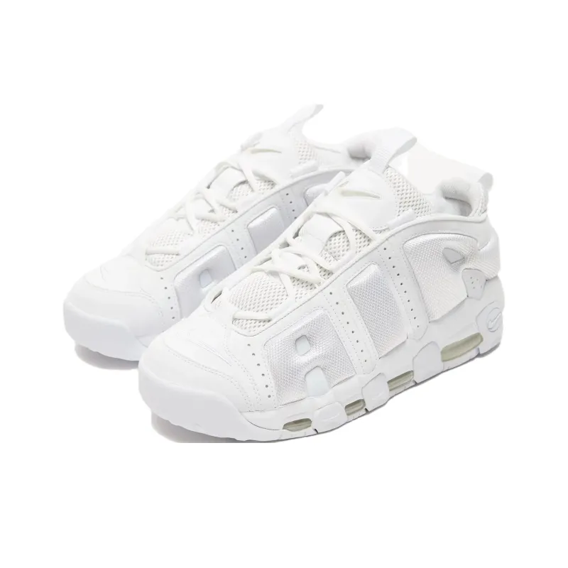 Nike Air More Uptempo Low Triple White-1