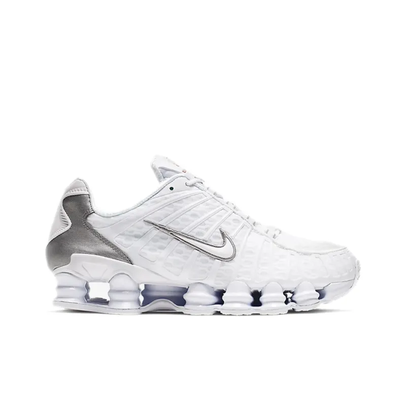 Nike Shox Tl White Metallic Silver-1