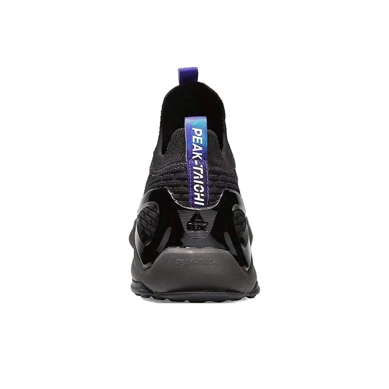 PEAK State Pole 1.0 Plus Cushioning Anti Slip And Wear Resistant Low Top Running Shoes Men's Black Red Blue-4