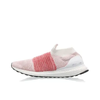 Adidas Ultra Boost Laceless White Scarlet