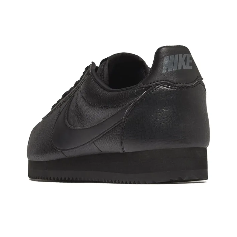 Nike Classic Cortez Leather Triple Black-2