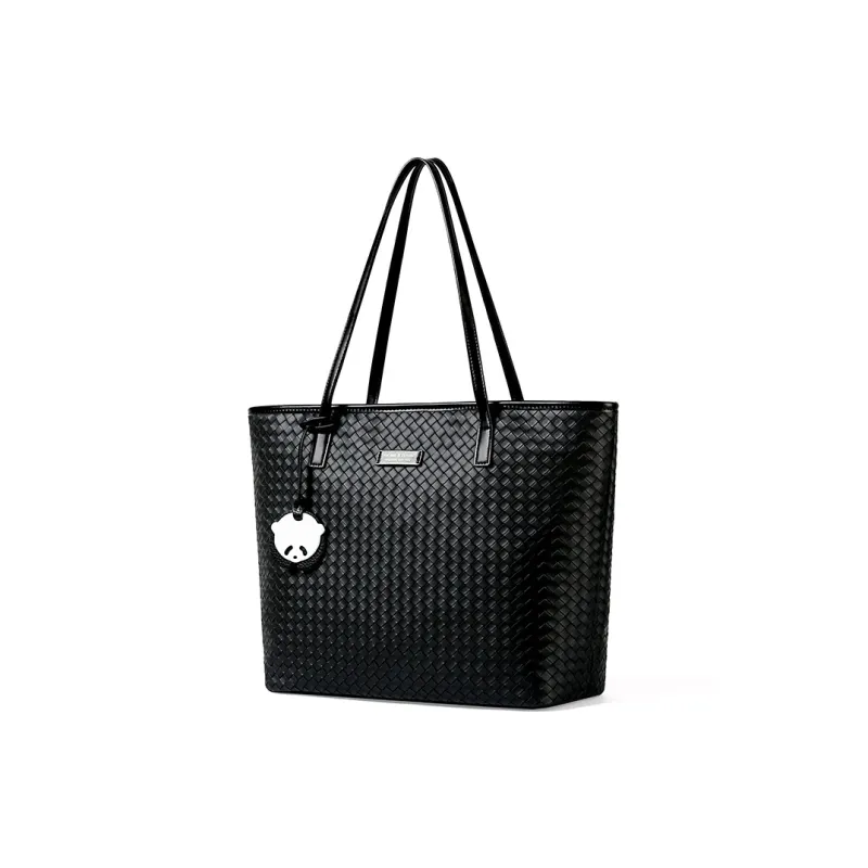 TUCANO Pu Shoulder Bag, Handbag, Tote Women's Classic Black-1