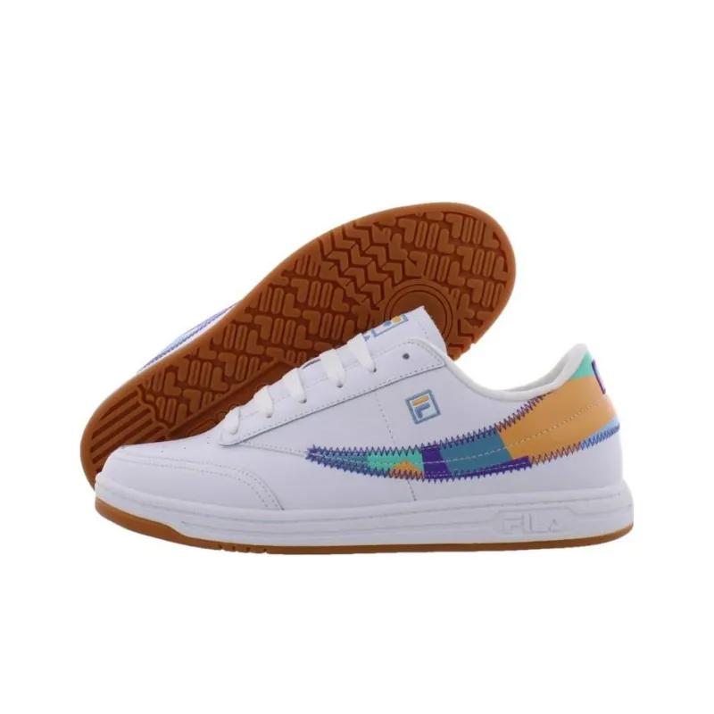 FILA Tennis 88 Durable Breathable Low Top Tennis Shoes Men's White-3