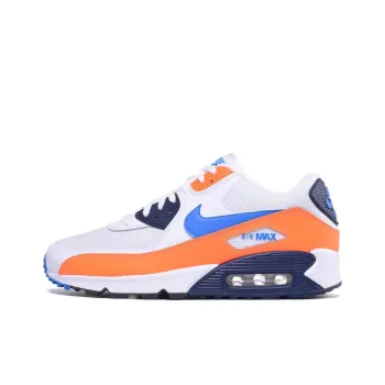 Nike Air Max 90 White Photo Blue Total Orange