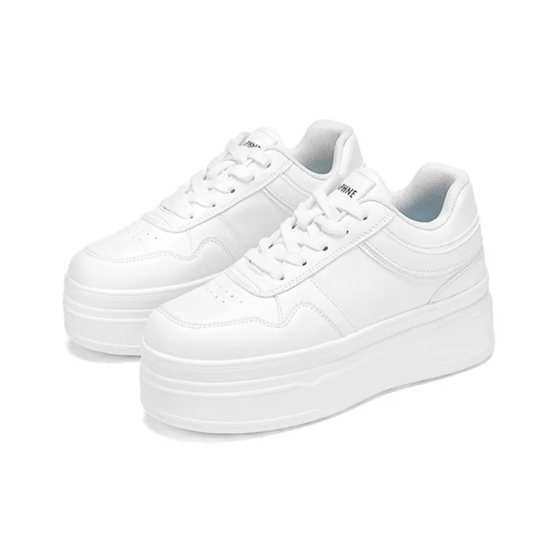 DAPHNE Low Top Skateboard Shoes Women's White-1