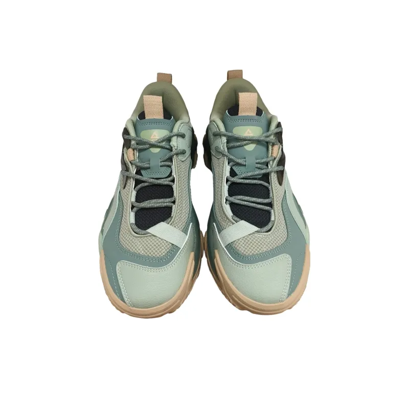 PEAK Tai Ji2.0 Two Fats Cushioning Height Increasing Slip-Resistant Low-Top Casual Shoes Men's Pistachio Green-3