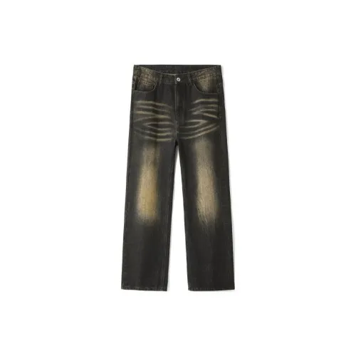 SWISS MILITARY Jeans Men Retro Black