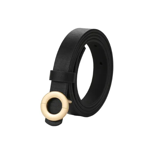 Cranta Komeia Cow Split Leather Belts Women's Width 2.7cm