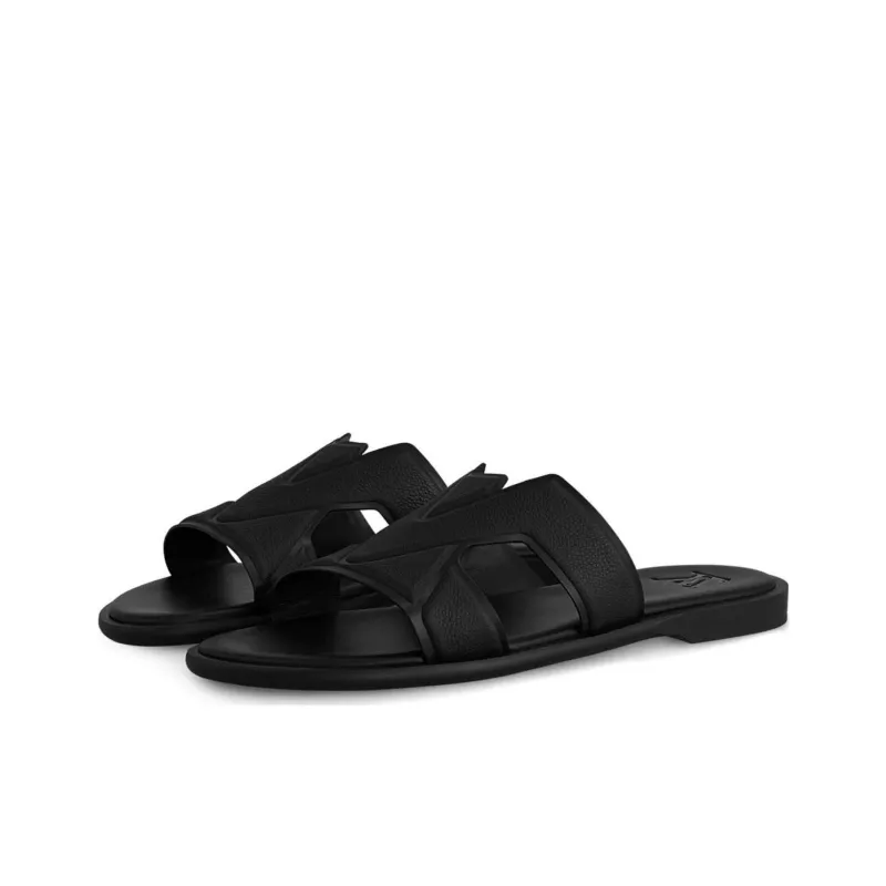 LOUIS VUITTON Oasis Slide Slippers Men's Black-2