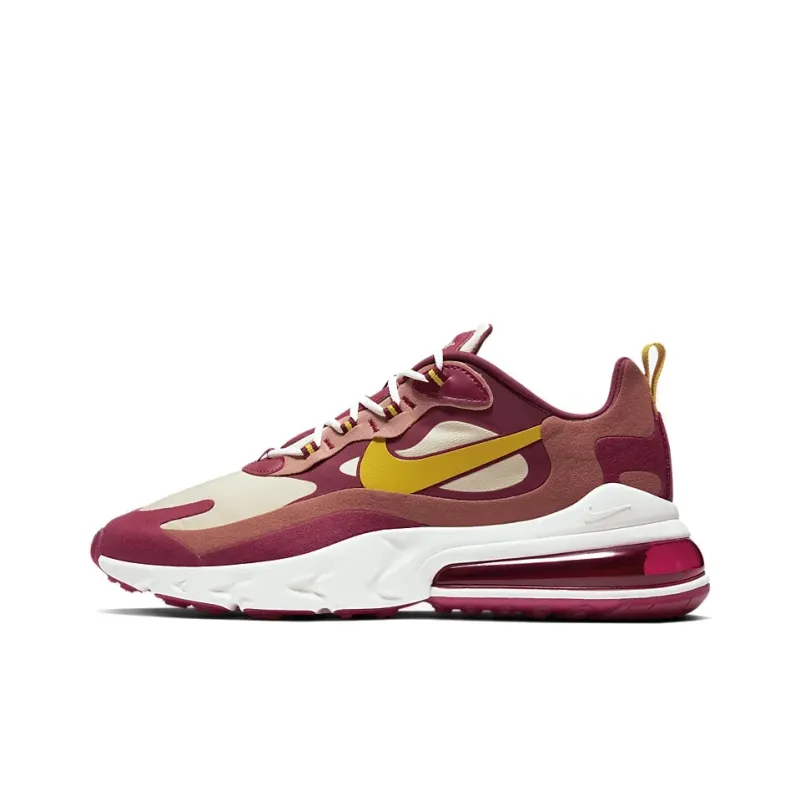 Nike Air Max 270 React Noble Red Team Gold-0
