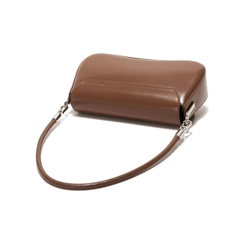 GXFMOD Cow Leather Baguette Bag Handbag, Shoulder Bag Medium Size Women's Multicolor-1