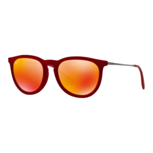 RayBan Oval Sunglasses Unisex Red