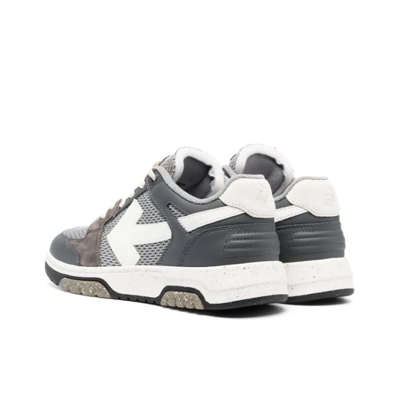 OFF WHITE Out Of Office Low Mesh Dark Grey White-3