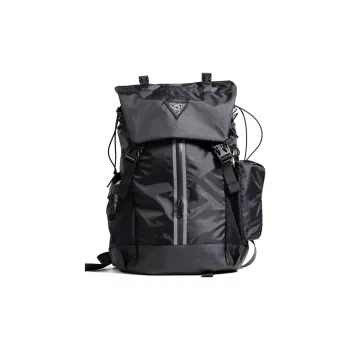 TRIP&CO Polyamide Outdoor Hiking Bag Backpacks Large Size Men's Black/Army Green/Orange