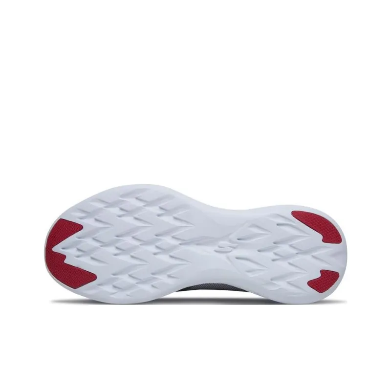 Skechers GO RUN 600 Cushioning Anti-Slip And Wear-Resistant Low-Top Running Shoes Gray Red-3