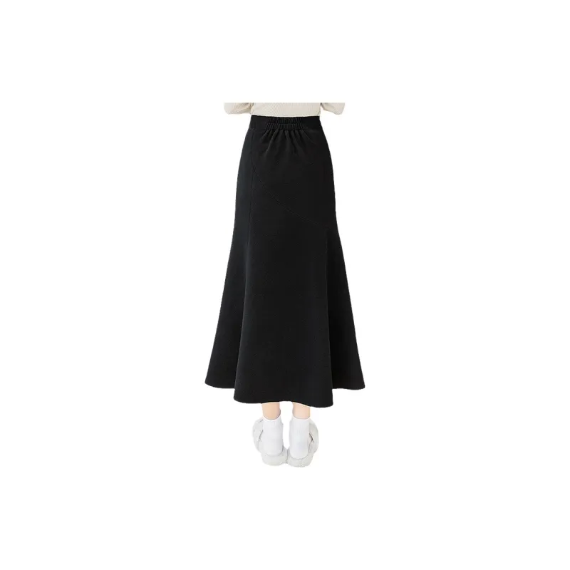 Cypress House Casual Long Skirt Women's Black-1