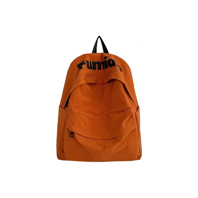 KAKAXI Nylon Backpack Unisex Black/White/Orange/Purple/Green-7