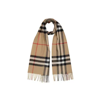 Burberry Giant Check Cashmere Scarf