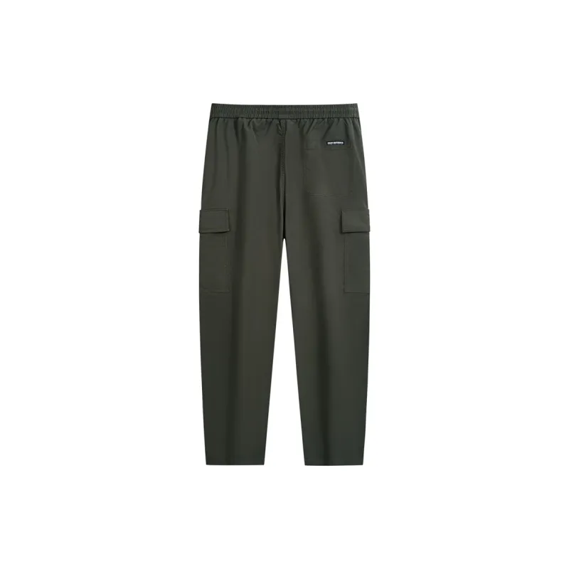 FAIRWHALE Casual Pants Unisex Army Green-1