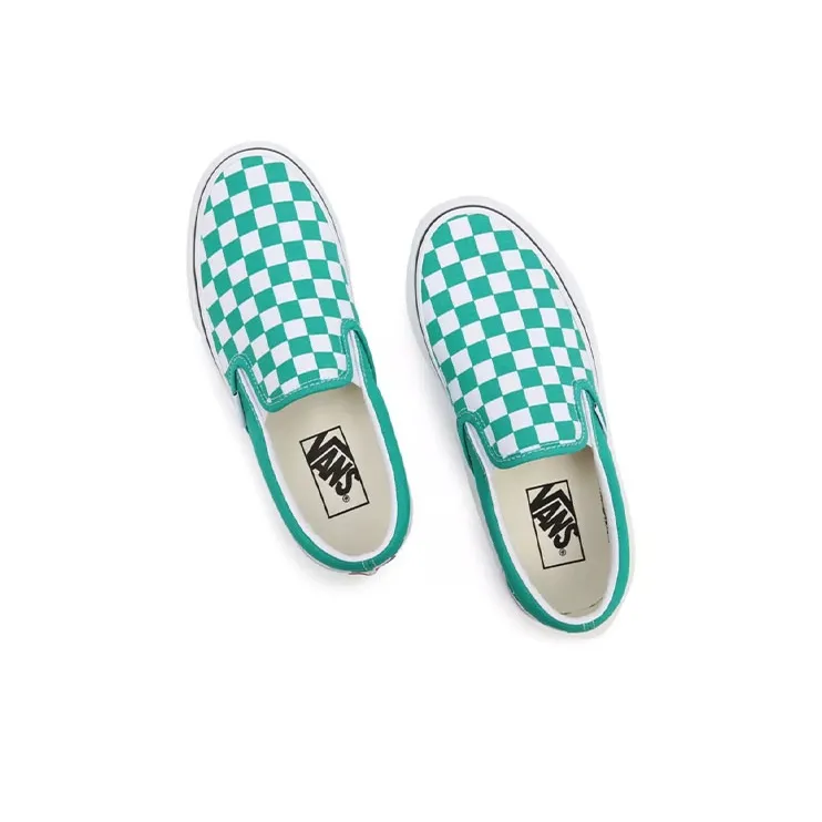 Vans Classic Slip On 'Green White'-3