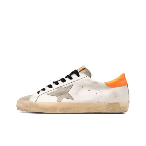 Golden Goose Super-Star White Ice Orange Fluo