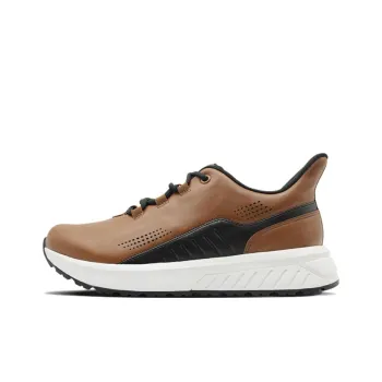 Five Rings Low Top Casual Shoes Men's Brown Arch Support