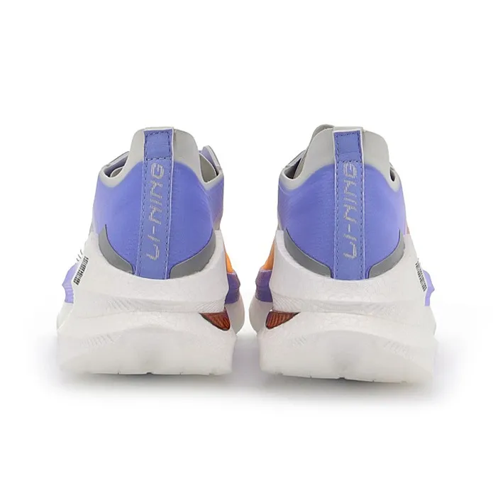 LiNing Jueying Cushioned Anti Slip Wear Resistant Breathable Lightweight Low Top Running Shoes Blue Orange-4