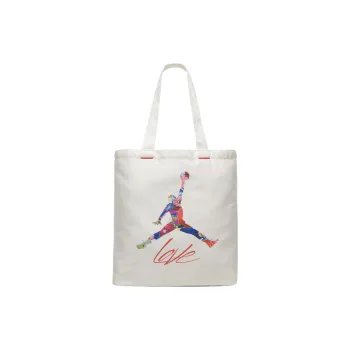 Jordan Cotton Tote Bag Shopping Bag Handbag Shoulder Bag Regular Men's Ecru