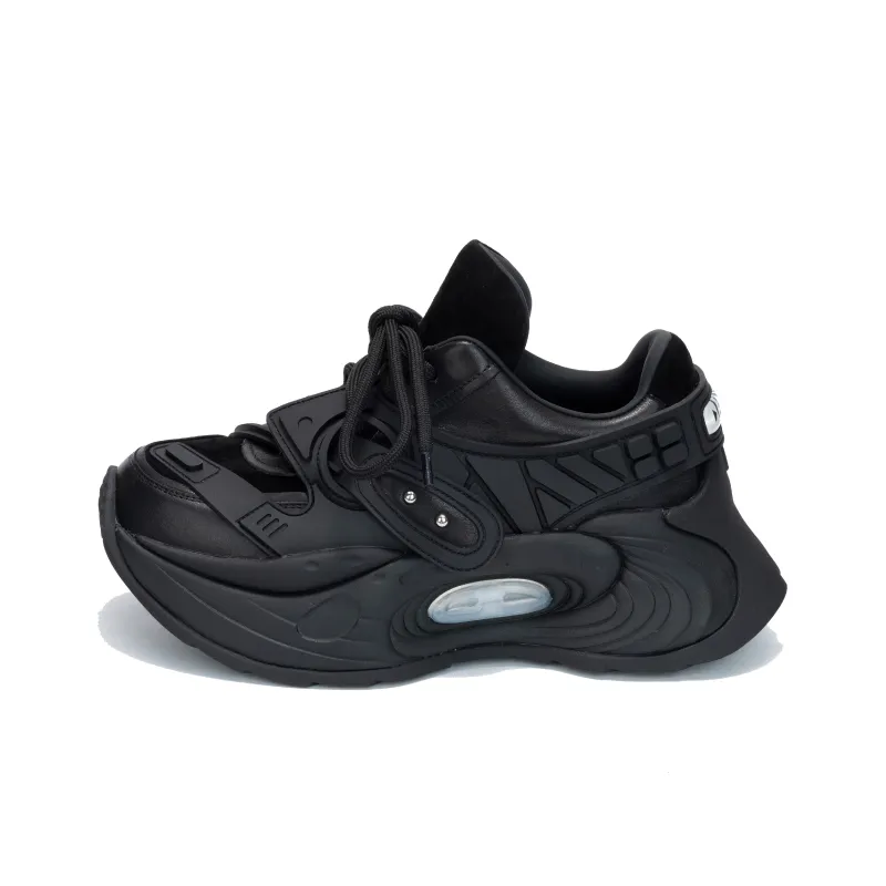 UanDi Cushioning Anti-Slip And Wear-Resistant Height Increasing Low-Top Chunky Sneakers Women's-4
