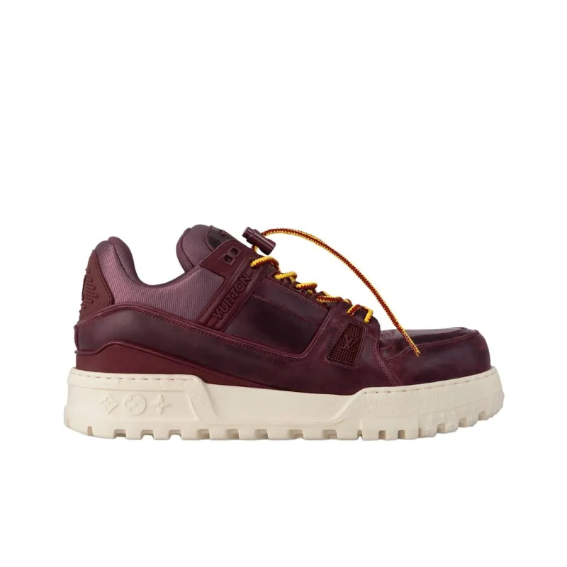 LOUIS VUITTON Trainer Maxi Low-Top Casual Shoes Men's Red-1