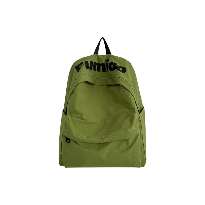 KAKAXI Nylon Backpack Unisex Black/White/Orange/Purple/Green-20
