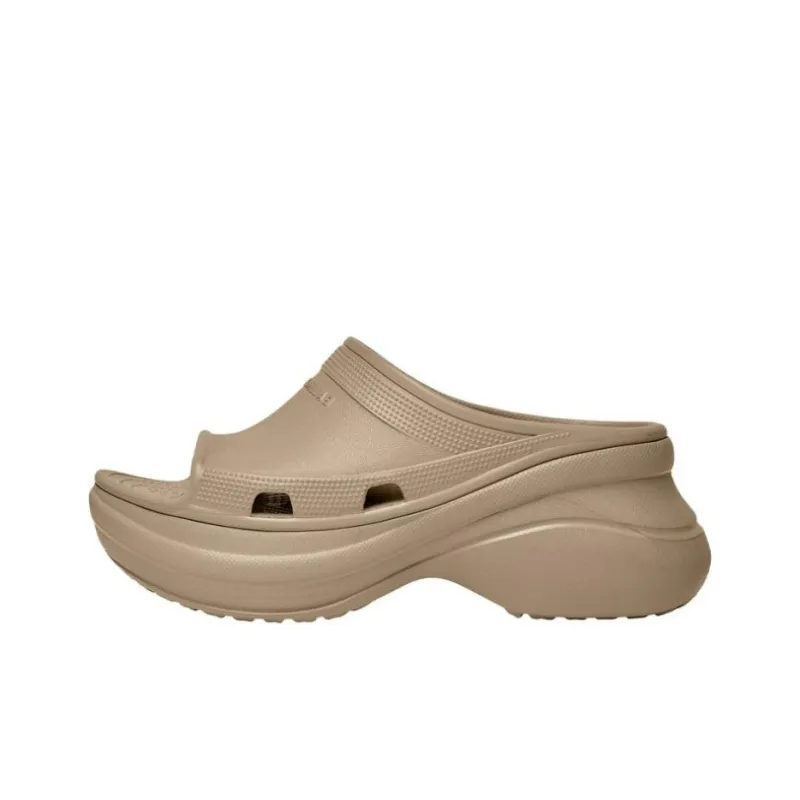 Balenciaga Crocs X Balenciaga Pool Slide Sandal 'Beige'-0