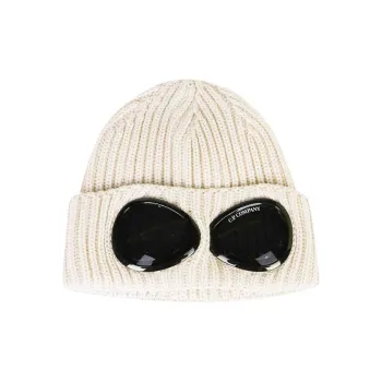 C.P.Company Goggle Detailed Turn-Up Hem Beanie