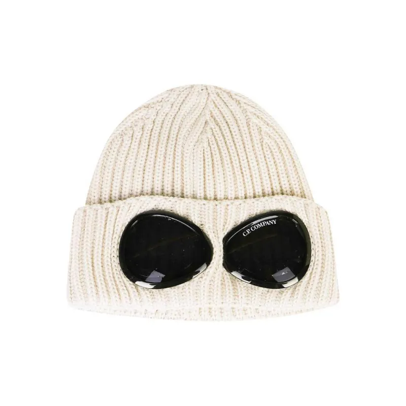 C.P.Company Goggle Detailed Turn Up Hem Beanie-0