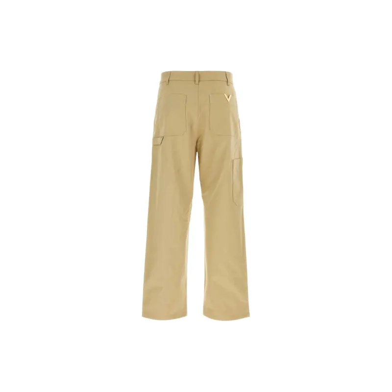 Valentino V detail Straight leg Trousers-1