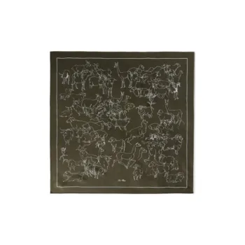 Loro Piana Mulberry Silk Scarves Women's Black