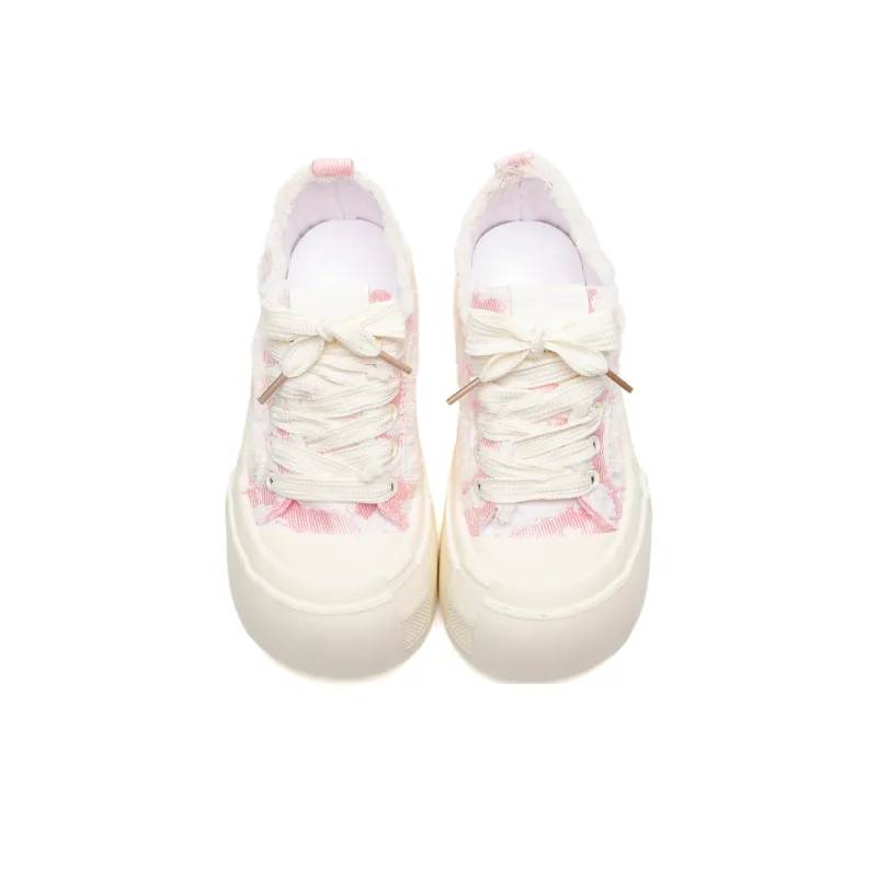 Circle Small Wear Resistant Breathable Height Increasing Coverage Low Top Casual Shoes Women's-16