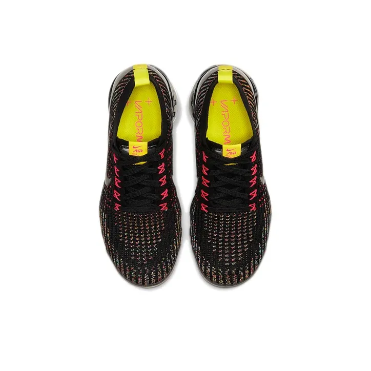 Nike Air VaporMax Flyknit 3 Black Multi Color Women's-3