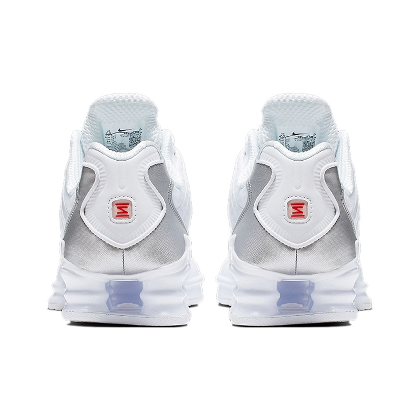 ☆Nike☆ Shax TL W White llic Silver Max Orange White AR Women's Nike Shox TL White and Max Orange AR3566-100 Size US