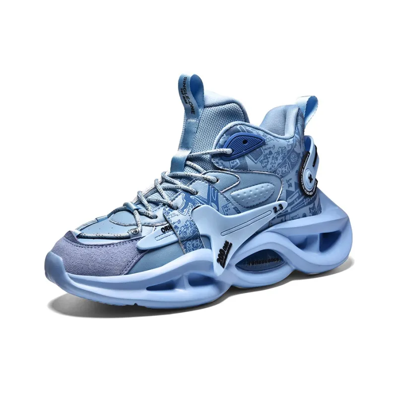 Jerden Smith Thermal Cushioning Coverage Height Increasing Breathable Waterproof Low Top Chunky Sneakers Men's-2