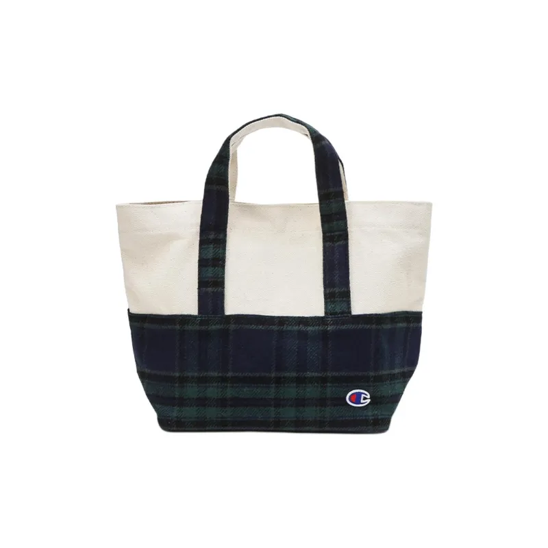 Champion Cotton Canvas Bag Tote Bag Shopping Bag Handbag Small Size Women's Green-0