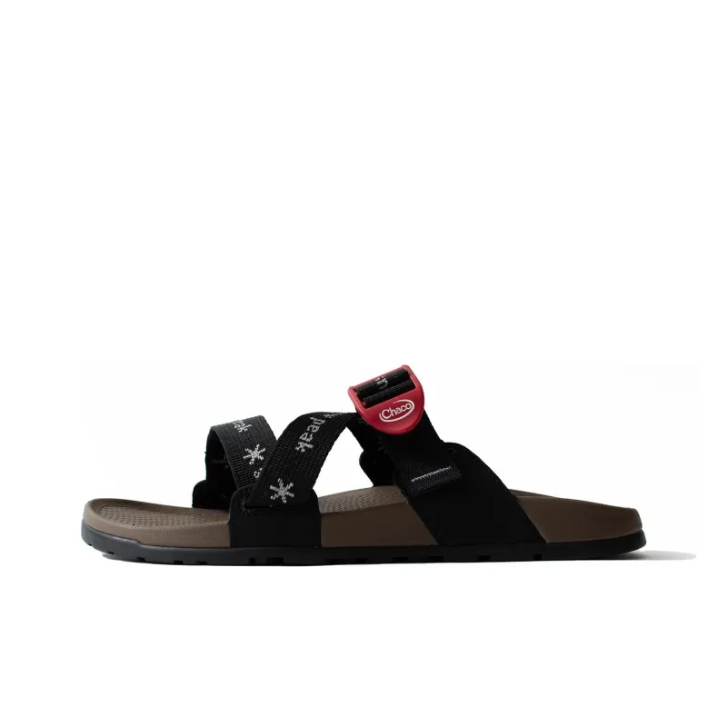 Snow Peak Slip-Resistant Abrasion-Resistant Slide Slippers Women's Black-0