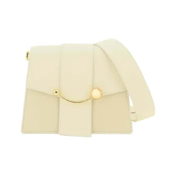 Strathberry Calfskin Crossbody Bag Shoulder Bag Women's Ecru