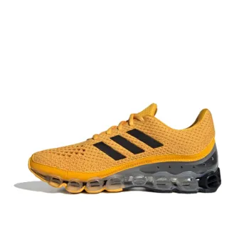 Adidas Microbounce Durable Breathable Mid Top Marathon Running Shoes Men's Yellow
