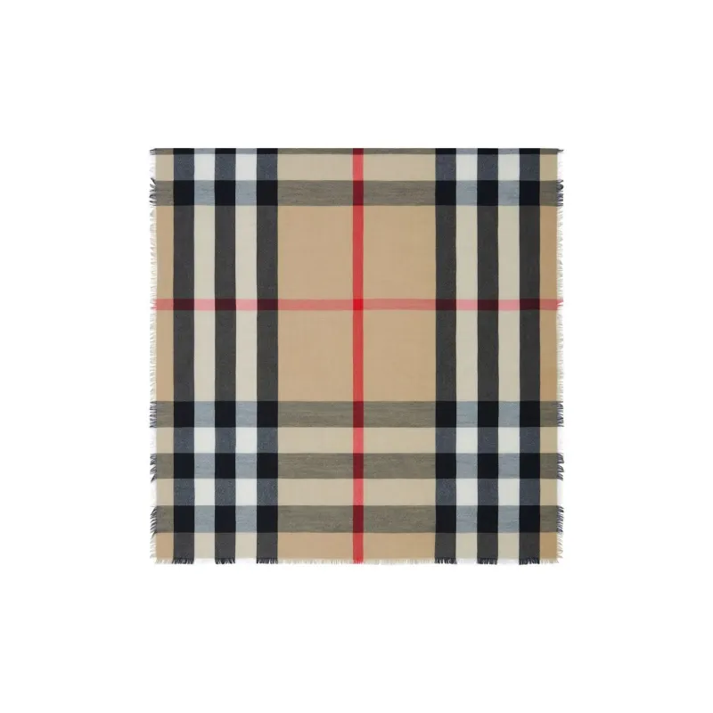 Burberry Lightweight Checked Scarf-0