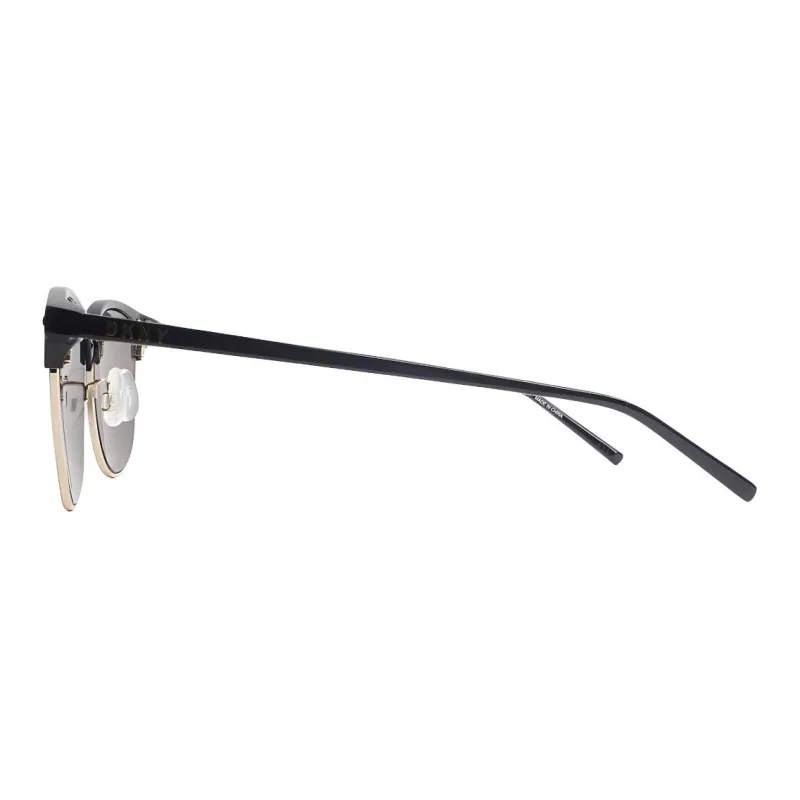 DKNY Oval Sunglasses Unisex Black-2