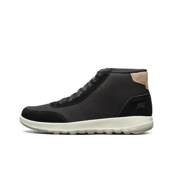 Skechers GO WALK Lite Lite Cushioning Anti-Slip And Wear-Resistant Mid-Top Sports Casual Shoes Black